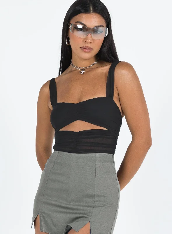 Wardrobe Upgrade Kalmia Bodysuit Black