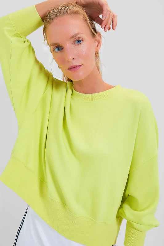 Limited Time Citron Cropped Oliver Pullover