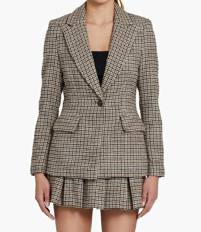 Discount Extravaganza Aldridge Houndstooth Blazer