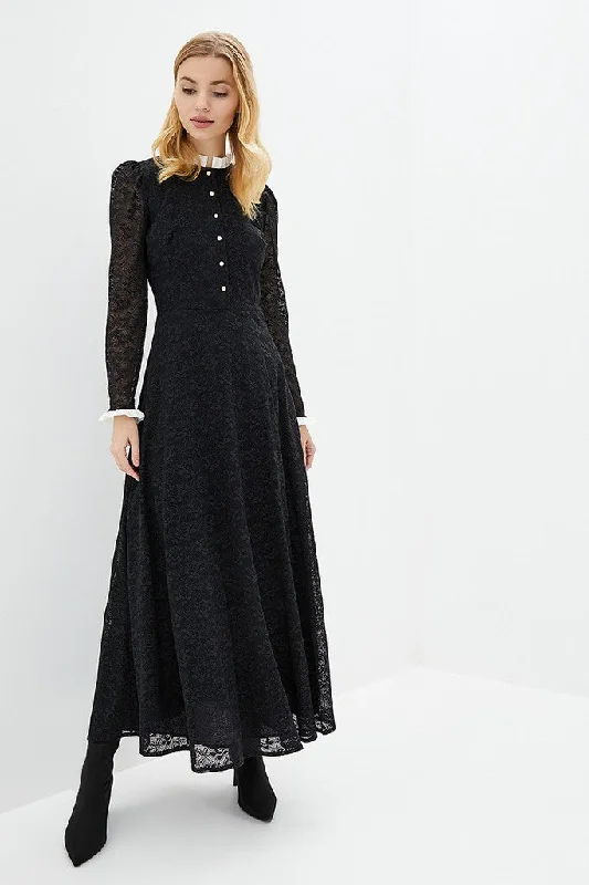 Final Sale Arefeva Black & Ivory Dress