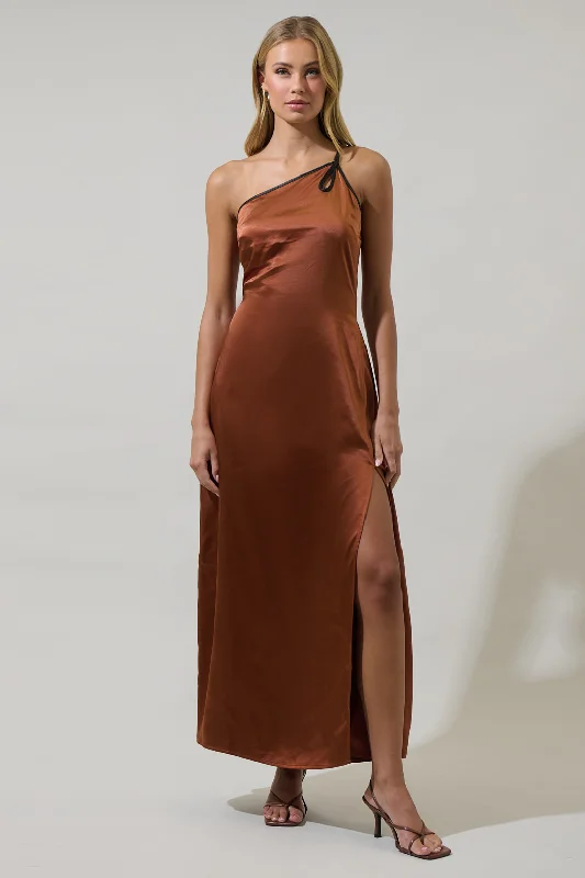 Fashion Forward Maurice Open Back Slit Maxi Dress