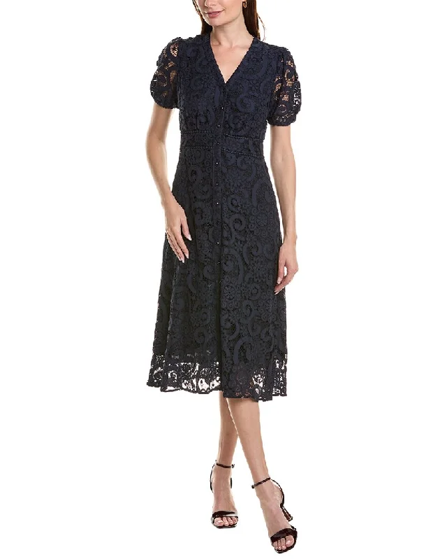 All Season Fashion Collection Nanette by Nanette Lepore Valentina Lace Shirtdress