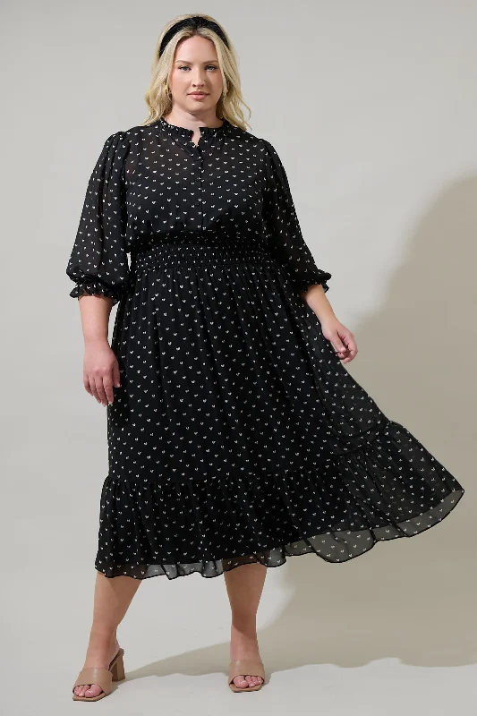 Unbeatable Prices Rosaly Bow Irene Smocked Midi Dress Curve