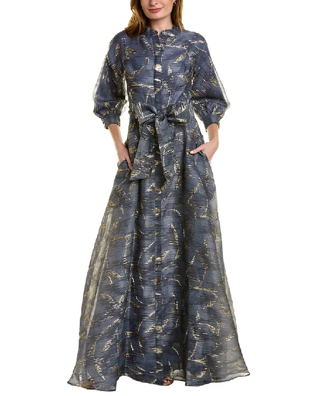 Fashion For Every Occasion Teri Jon by Rickie Freeman Shirt Gown