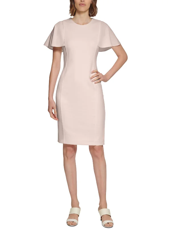 Find Your Unique Flair Womens Business Midi Sheath Dress