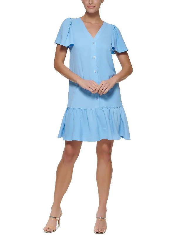 Crazy Price Slashing Womens Casual Mini Shirtdress