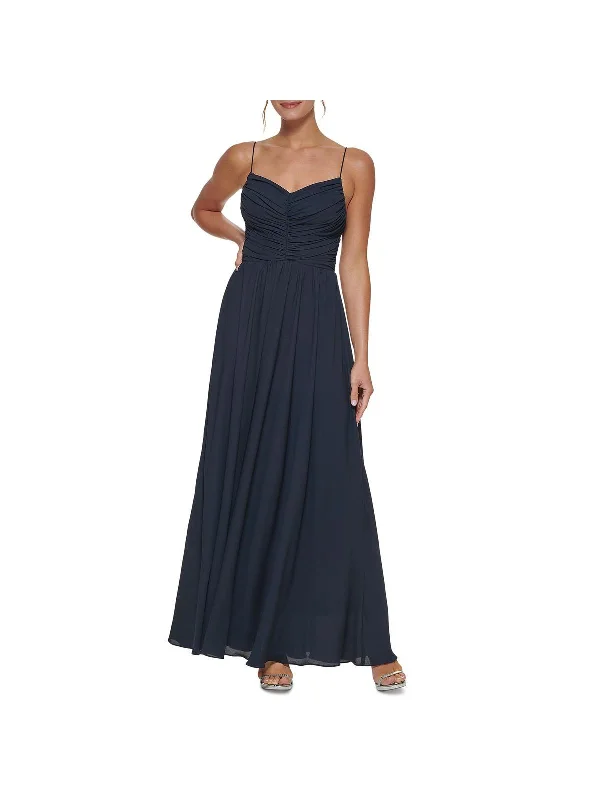 Redefining Women's Style Womens Ruched-Bodice MaxI Evening Dress