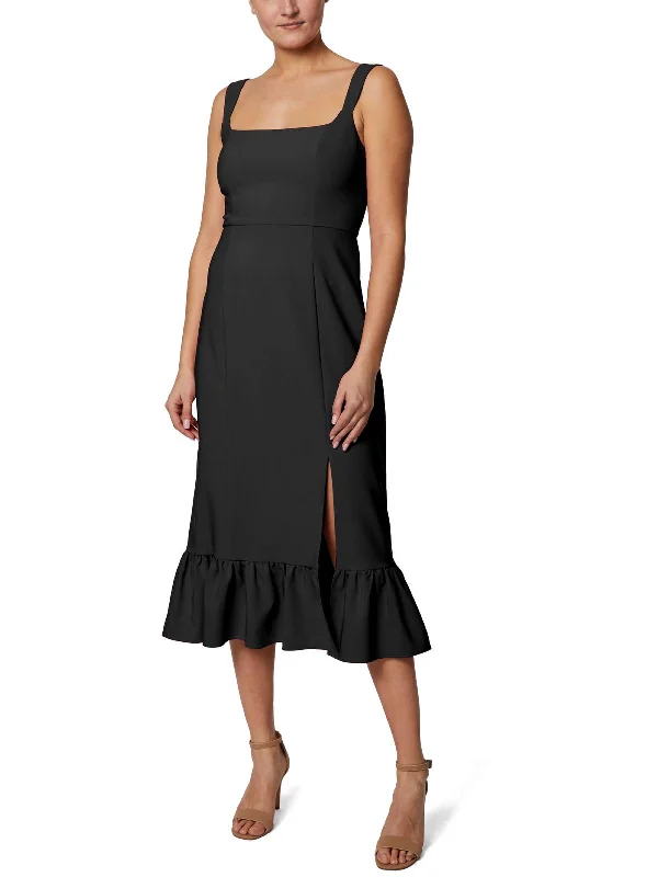 Mid Season Sale Womens Sleeveless Knee Midi Dress