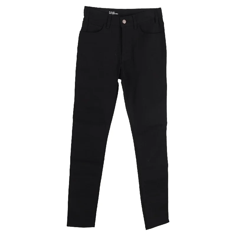 Trendy Pulse Celine Slim Jeans in Black Cotton