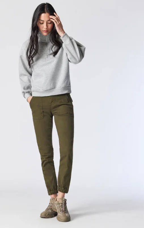 Colorful Clothing IVY DARK JADE TWILL PANT